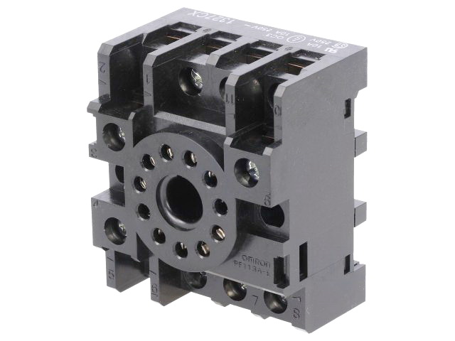 Soclu releu 11 pini, DIN, RAIL, MKS, PF113A-E