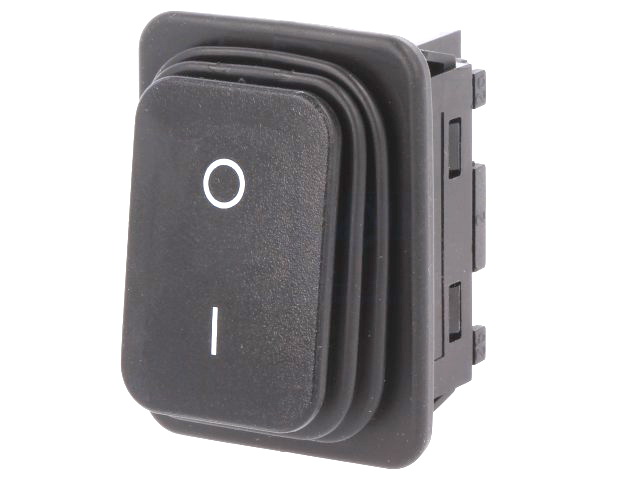 Comutator basculant, OFF-ON, 20A, 4 pini, DPST, orificiu montare 30.2x 2mm, 1932.3112, MARQUARDT