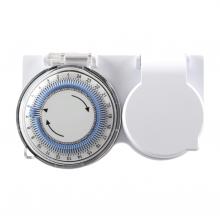 Priza programabila, Timer programabil mecanic, pentru 24 de ore, exterior, IP44, TIMER-MEC-MD5