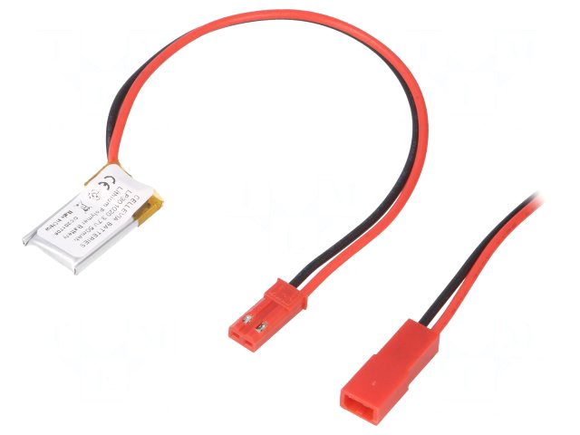 Acumulator 3.7V, Li-Po; 70mAh; 4x15x20mm, ACCU-LP401520/CL