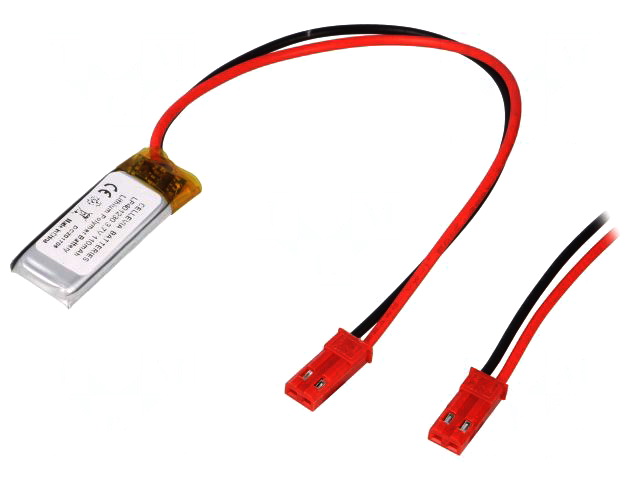 Acumulator 3.7V, Li-Po; 110mAh; 4x12x30mm, ACCU-LP401230/CL