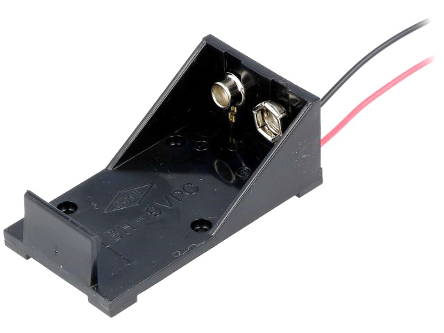 Suport baterie 9V, 6F22, 6LR61, BH-9VA