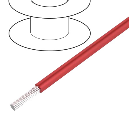 Cablu 1x6mm2, izolatie silicon, rosu, litat, 500V, -50...180°C, OLFLEX, HEAT180SIF-6.0RD, LAPP KABEL