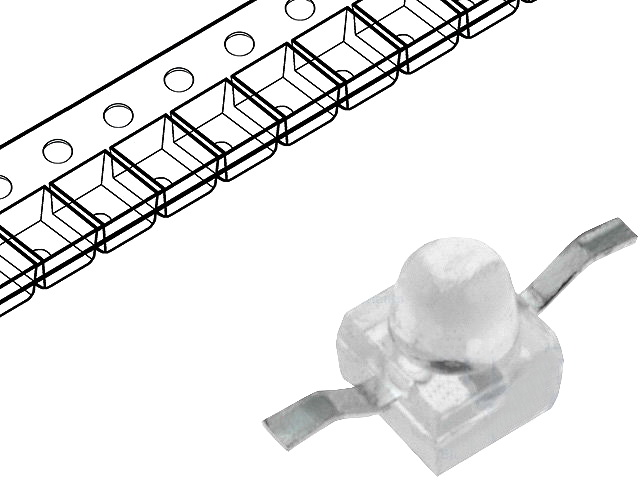 LED SMD, rosu,  1500-2400mcd , 1.9-2.5V, KM-27SURC-09, KINGBRIGHT ELECTRONIC
