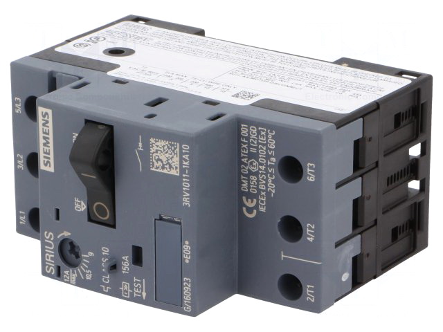Releu protectie motor, 5.5KW, declansator 9-12A, 220-690VAC, 3RV1011-1KA10, SIEMENS