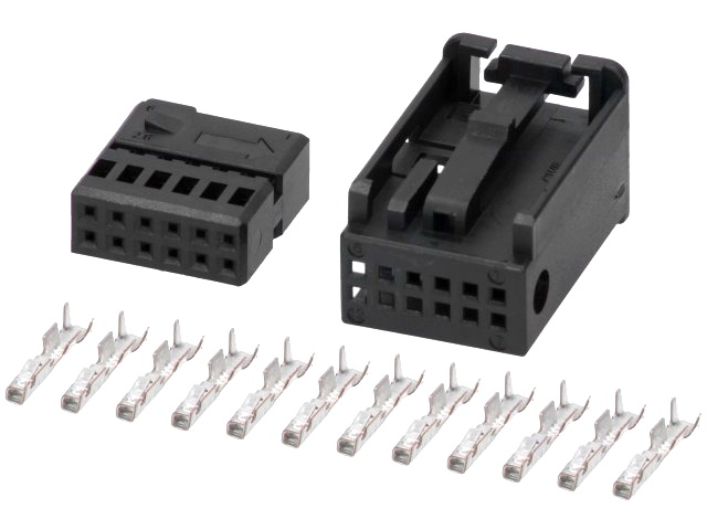 Carcasa pentru conector; mufa; Quadlock; PIN:12, 80295