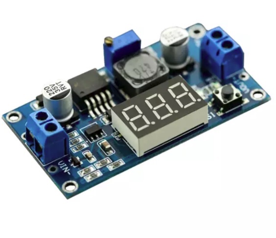 Sursa tensiune, down, 4-40V, iesire 1.2-37V, 3A, 20W, LM2596, voltmetru, DFR0379, DFRobot