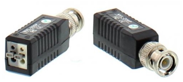 Balun adaptor, UTP, FTP, Coaxial 75 ohmi, 2 buc, BLN-HD-C03