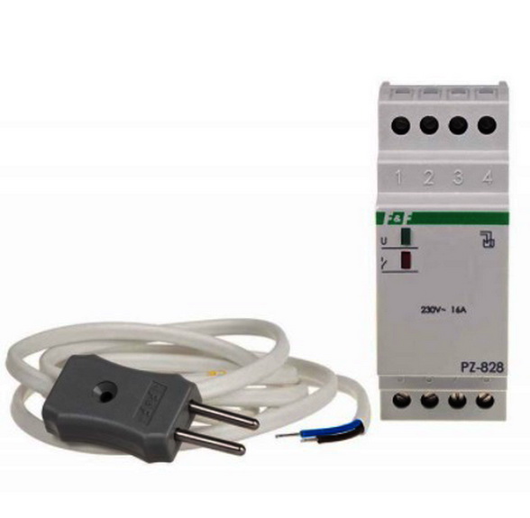 Regulator de nivel, 1 prag, inundatie, 230VAC, 1xNO/NC, 16A, AC1, PZ-828, F&F