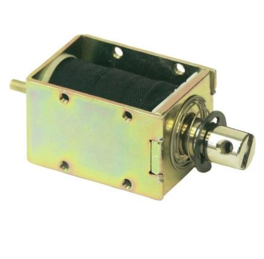 Electromagnet de impingere, propulsie, 12VDC, 4W, arc de retur, LS2924B-D-12VDC