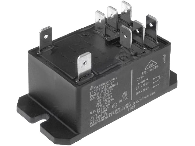 Releu 120VAC, DPDT, 30A, T92P11A22-120