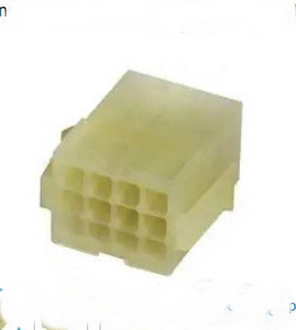 Con CAP, 12POS, MINI-U-MNL, pas 4.14mm, 172333-1, TE Connectivity