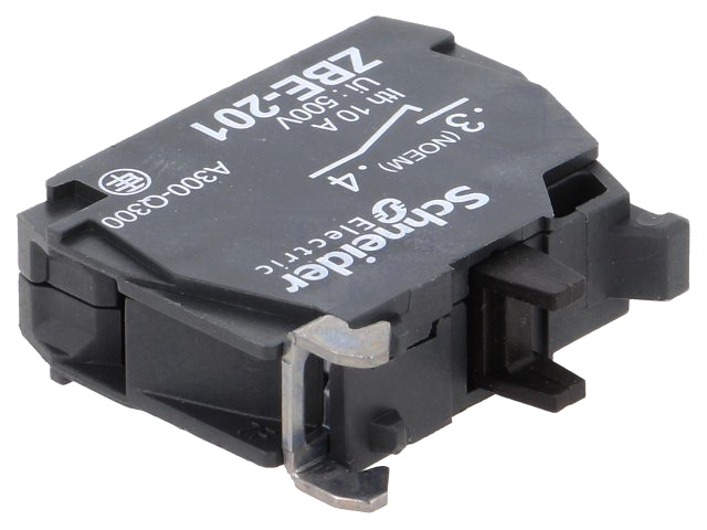Contact NO, 3A, 600V, ZBE201, SCHNEIDER ELECTRIC