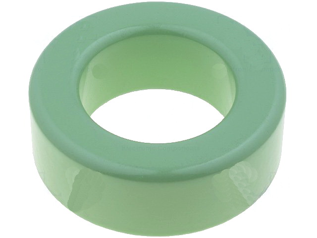 Tor ferita, 46mm, 18x24x46.7mm, verde, 159nH, T184-52, MICROMETALS