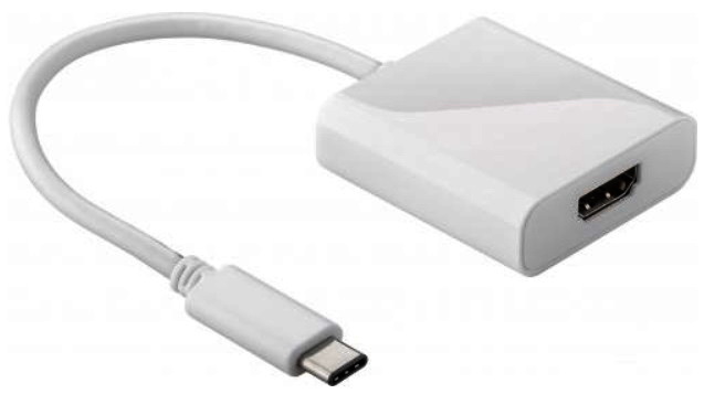 Adaptor video, USB-C tata, HDMI mama, 4K, ADAPT-HDMIF-USBCM