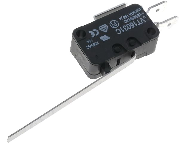 Microintrerupator cu lamela, 16A, lamela 51.3mm, V-153-1C5, OMRON