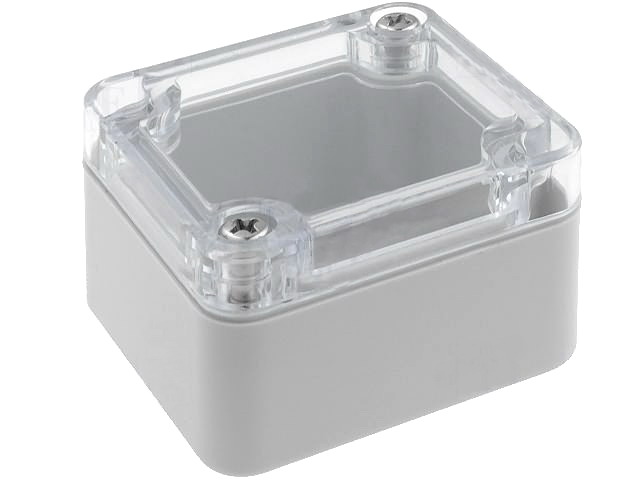 Cutie plastic capac transparent, 80x82x55mm, IP65, G256C