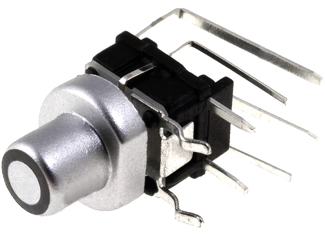 Push buton, monostabil, led rosu, OFF-(ON), PB6156RSL-4-102