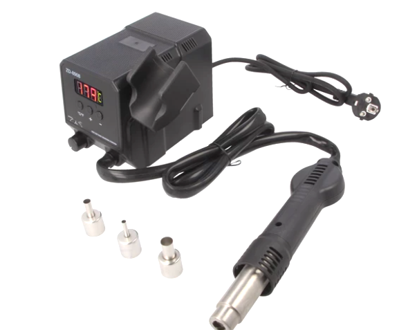 Statie de lipit cu aer cald, pt SMD, 100-500C, 300W, 3 DUZE, ZD-8908