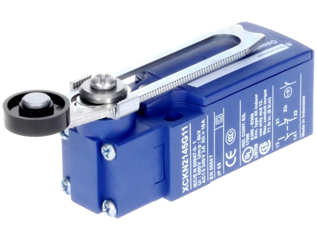 Limitator sfirsit de cursa, NO, NC, 10A, IP65,  cu rola 19mm, XCKN2145G11, SCHNEIDER ELECTRIC