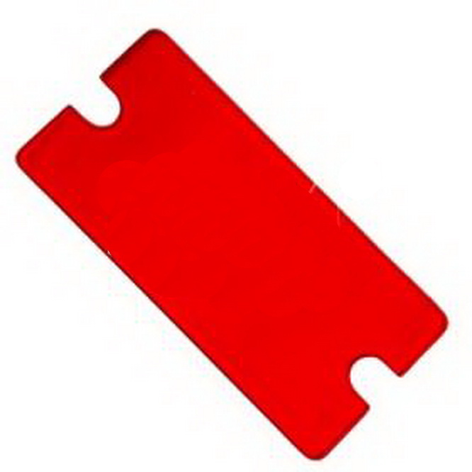 Filtru rosu, transparent, acryl, 62x25mm, pentru display, FS1950AC-RT