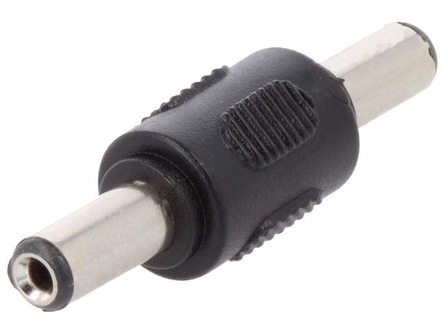Adaptor mufa DC tata; adaptor, 5.5x2.1mm, PC2.1-MM