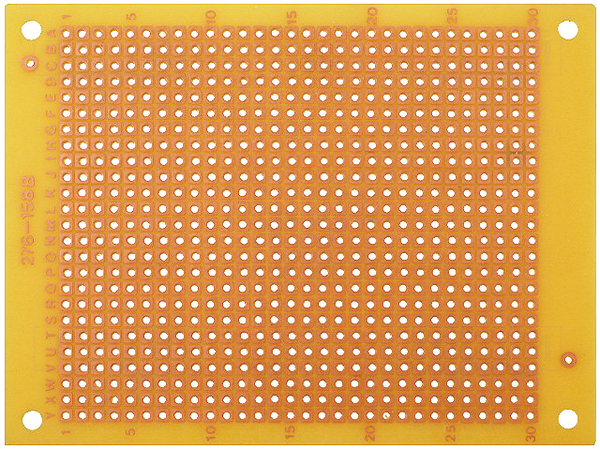 Placa cablaj, test, prototip, 71x94mm, pas 2.54mm, PC-11, SCI