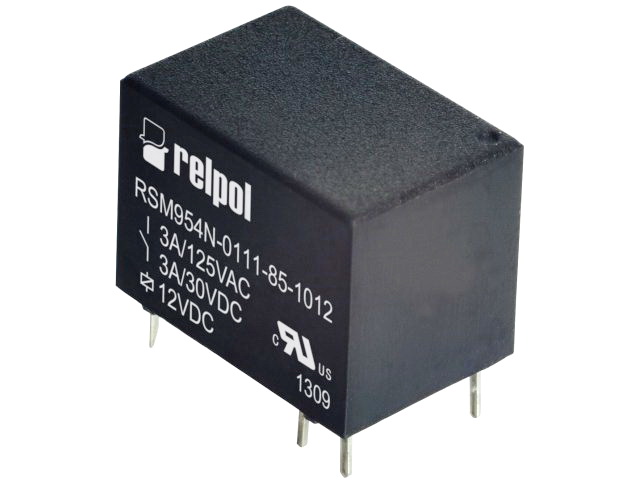 Releu 12VDC, 3A, SPDT, RSM954N0111851012, RELPOL
