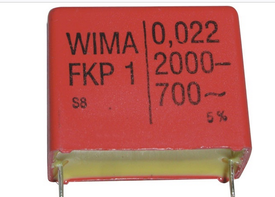 22nF/2000V, condensator polipropilena, FKP1, RM27.5, WIMA