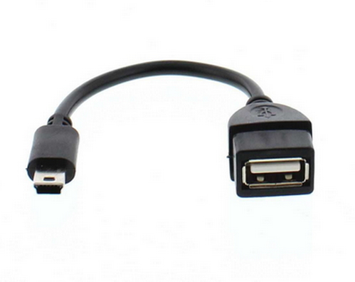 Cablu adaptor, OTG, USB mama, mini USB, tata, ADAPT-USBF/MUSB/OTG-0.15BK