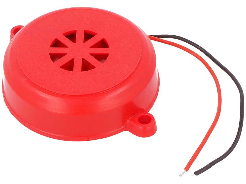 Buzer piezo, 24VDC, 80-90dB, 66mm, B3-A, MPM