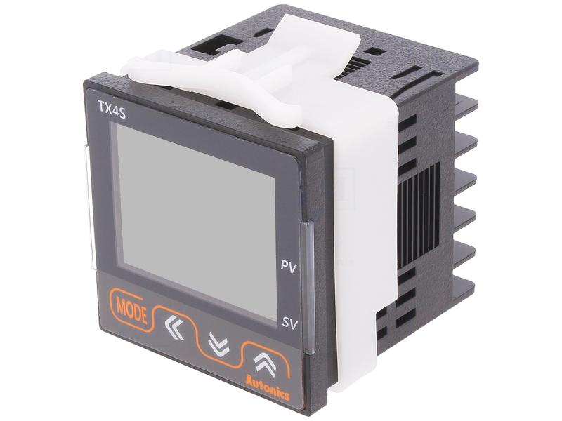 Termostat, regulator, temperatura, 48x48mm, montare panou, 100-240VAC, TX4S-14C, AUTONICS
