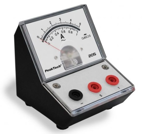 Ampermetru analogic, AC, 0-1, 5A, didactic, 2.5%, P205-09, PeakTech