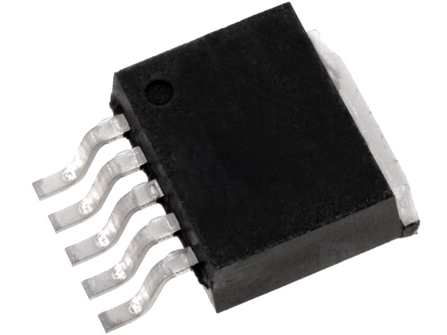 LM2595S-5.0, 5V, 1A, D2PAK, TEXAS INSTRUMENTS