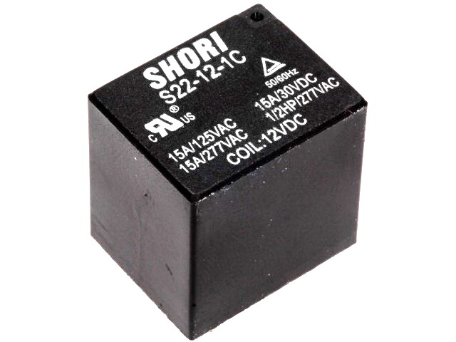 Releu 24V, SPTS-NO, 16A, S22-24-1, SHORI