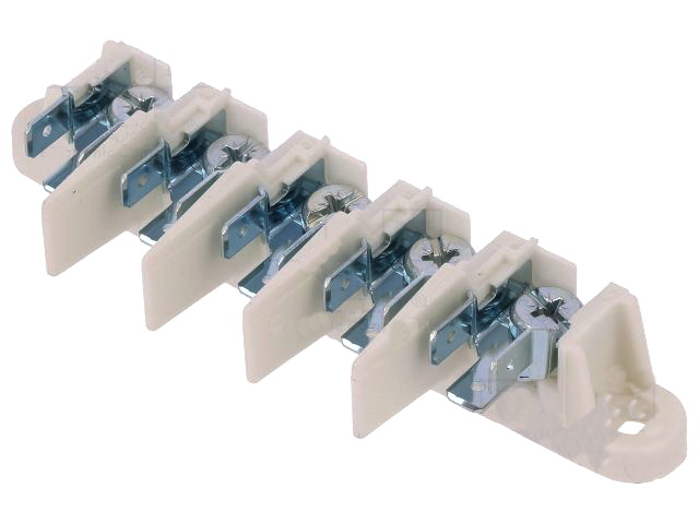 Conector papuc, 5 pini, 6.3mm, 450V, 57A, SFK5/FTW