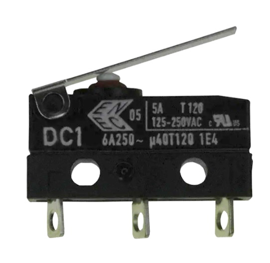 Microintrerupator cu lamela, ON-(ON), 5A/250V, IP67, DC1C-A1LB