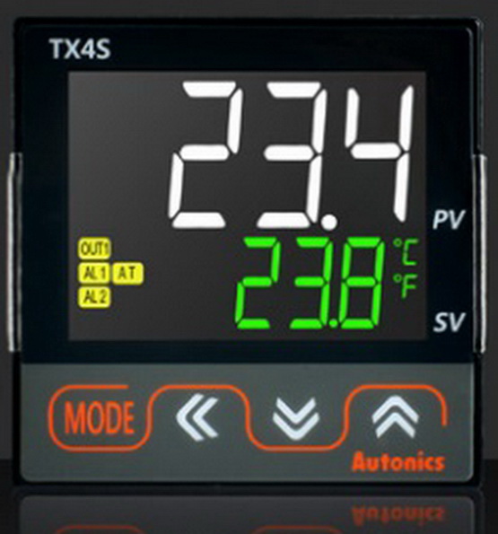 Termostat, regulator, temperatura, 48x48mm, montare panou, 3xSPTS-NO, TX4S-24R, 240VAC, AUTONICS