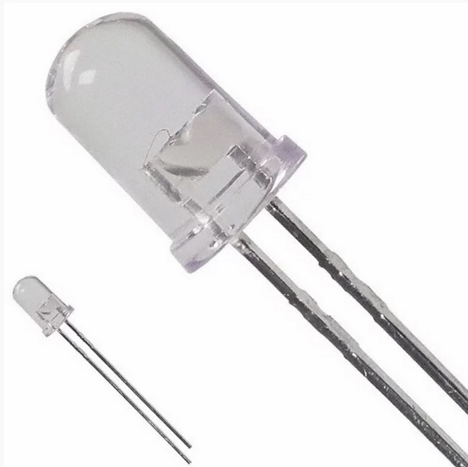 Led 5mm, amber, 590nm, 4200mcd, 1.8-2.4V, OSYL5111A-PP
