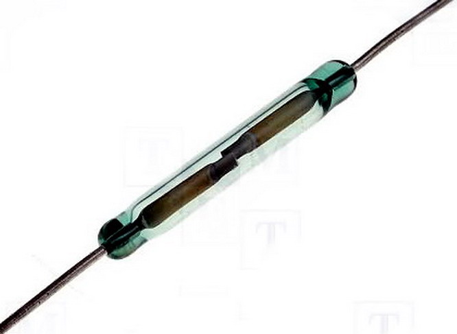Reed contact in vid, 1VA, balon 2x10mm, 8601-0211-015, COMUS