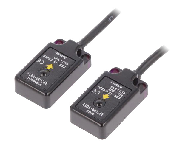 Senzor fotoelectric; Raza 0-3m; NPN; emitator, receptor,  12-24VDC, IP67, BPS3M-TDT