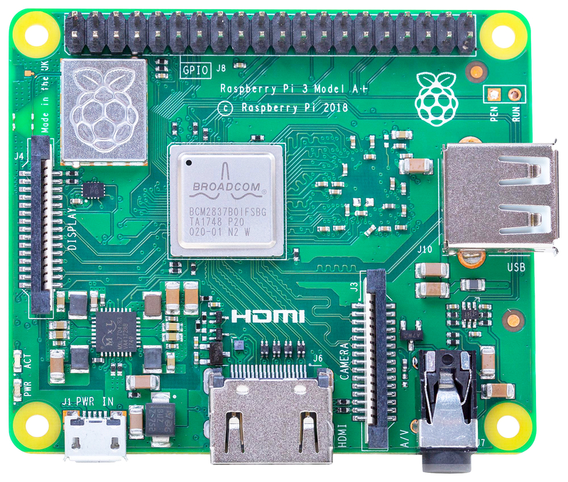 KIT dezvoltare, Raspberry Pi 3 Model A+, Single Board Computer, DUAL BAND WiFi, IoT, RPI3-MODAP, RASPBERRY-PI