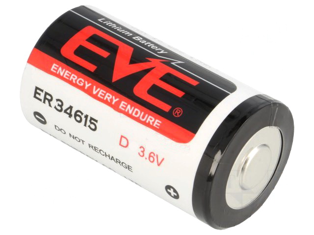 Baterie Litiu, 3.6V, 19000mA, D, R20, EVE-ER34615S