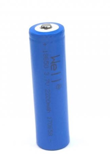 Acumulator 3.7V, 18650, Li-Ion; 2200mAh; ACCU-18650L/220-TH