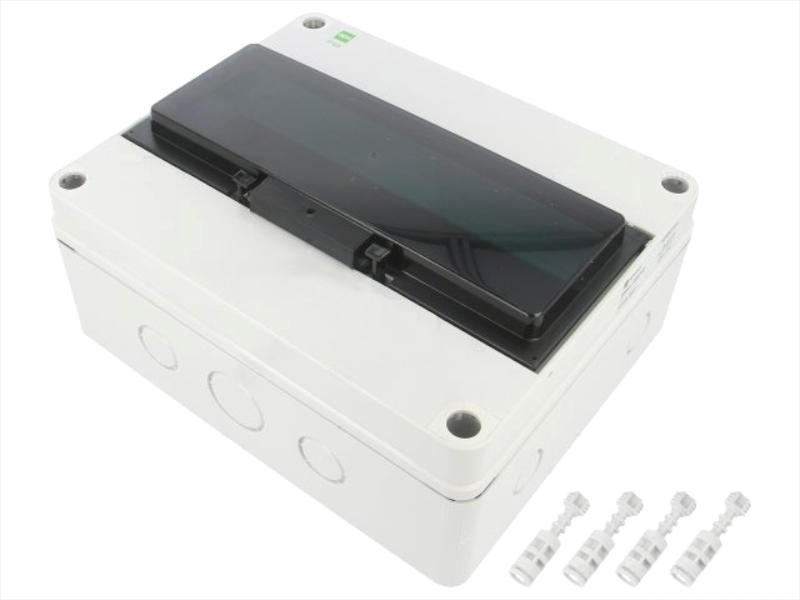Cutie aparatura, montaj sina, gri deschis, IP65, 13 module, EPN-2207-01