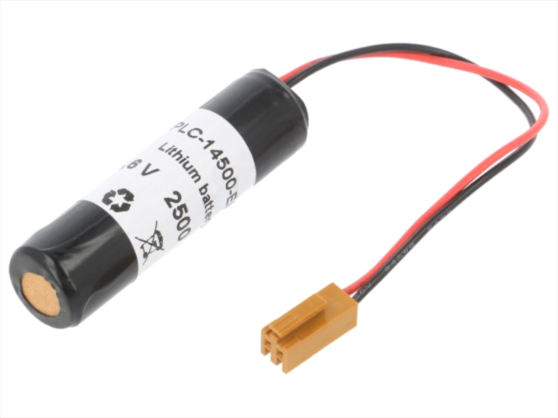 Baterie litiu, 3.6V, PLC, AA, 2500mAh, 15x50mm, PLC-14500-ER6V, SAFT