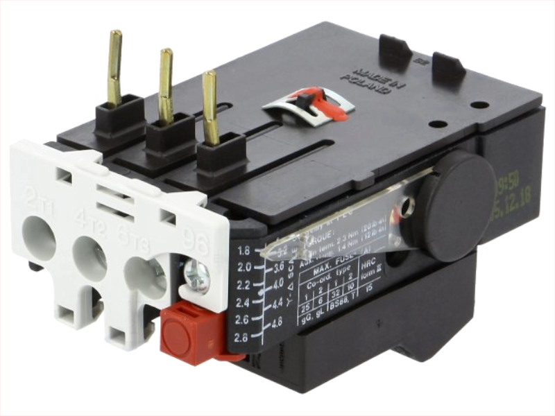 Releu termic, 1.8-2.8A, 047H0207, DANFOSS