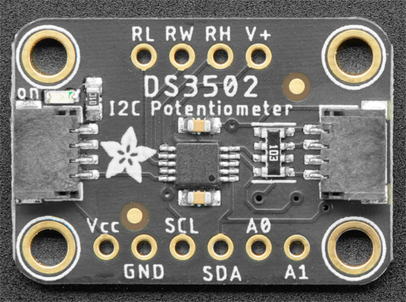 Modul potentiometru digital, DS3502, I2C, 4.5-15.5V, 0-10kohmi, 4286, ADAFRUIT
