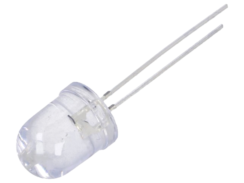 Led 5-20V; 10mm, rosie; 7000mcd, 5-20V, convex, OSR5PAA131A-CR