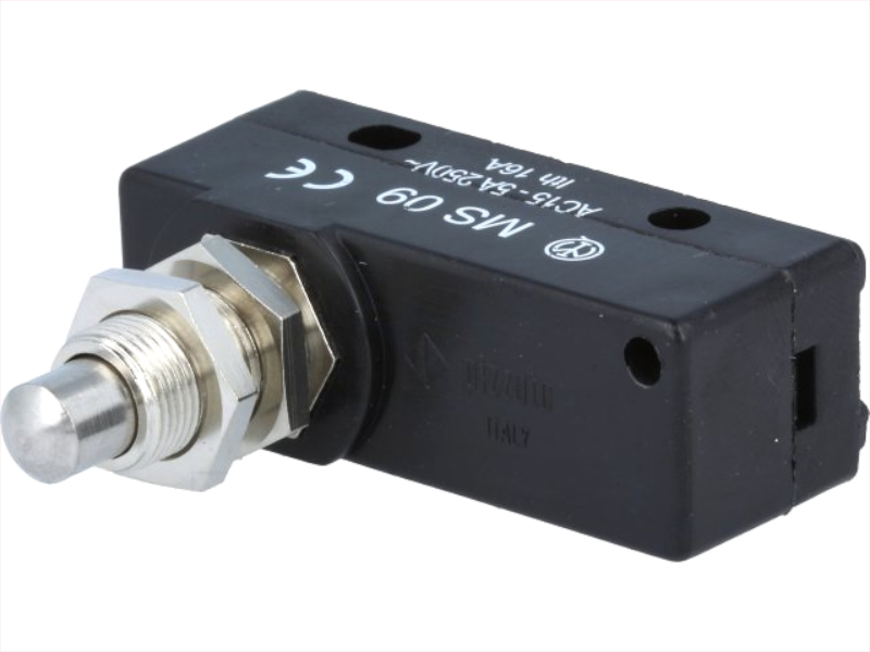 Microintrerupator cu ax 16A, 250V, ON-(ON), MS09